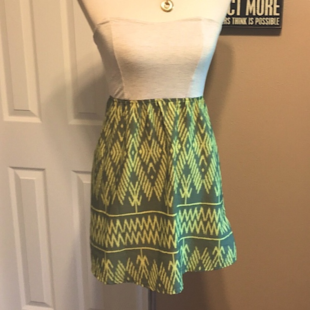 ROXY Strapless Tube Mini Dress